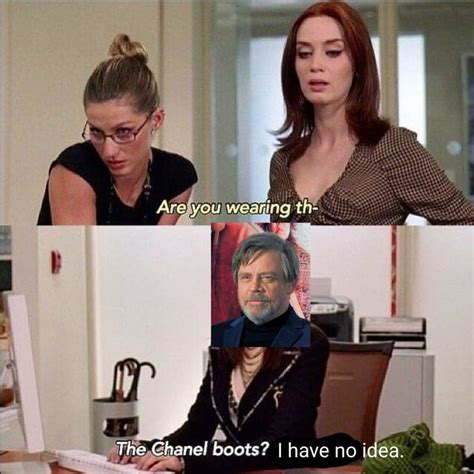 luke skywalker chanel boots meme